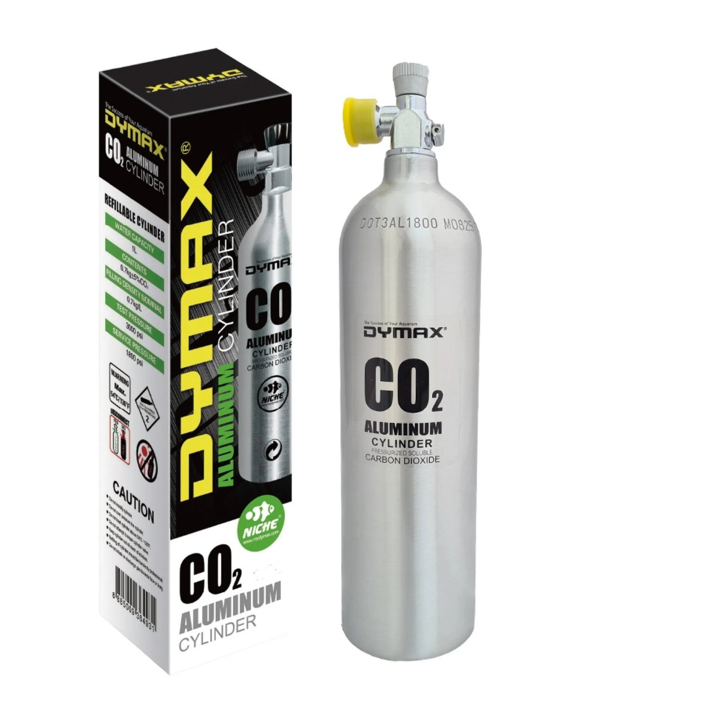 Dymax CO2 Aluminum Cylinder 2 L