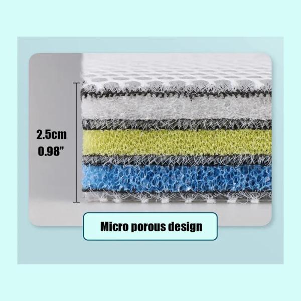 15D sponge 30x40x2 cm ( 2 pcs /set)