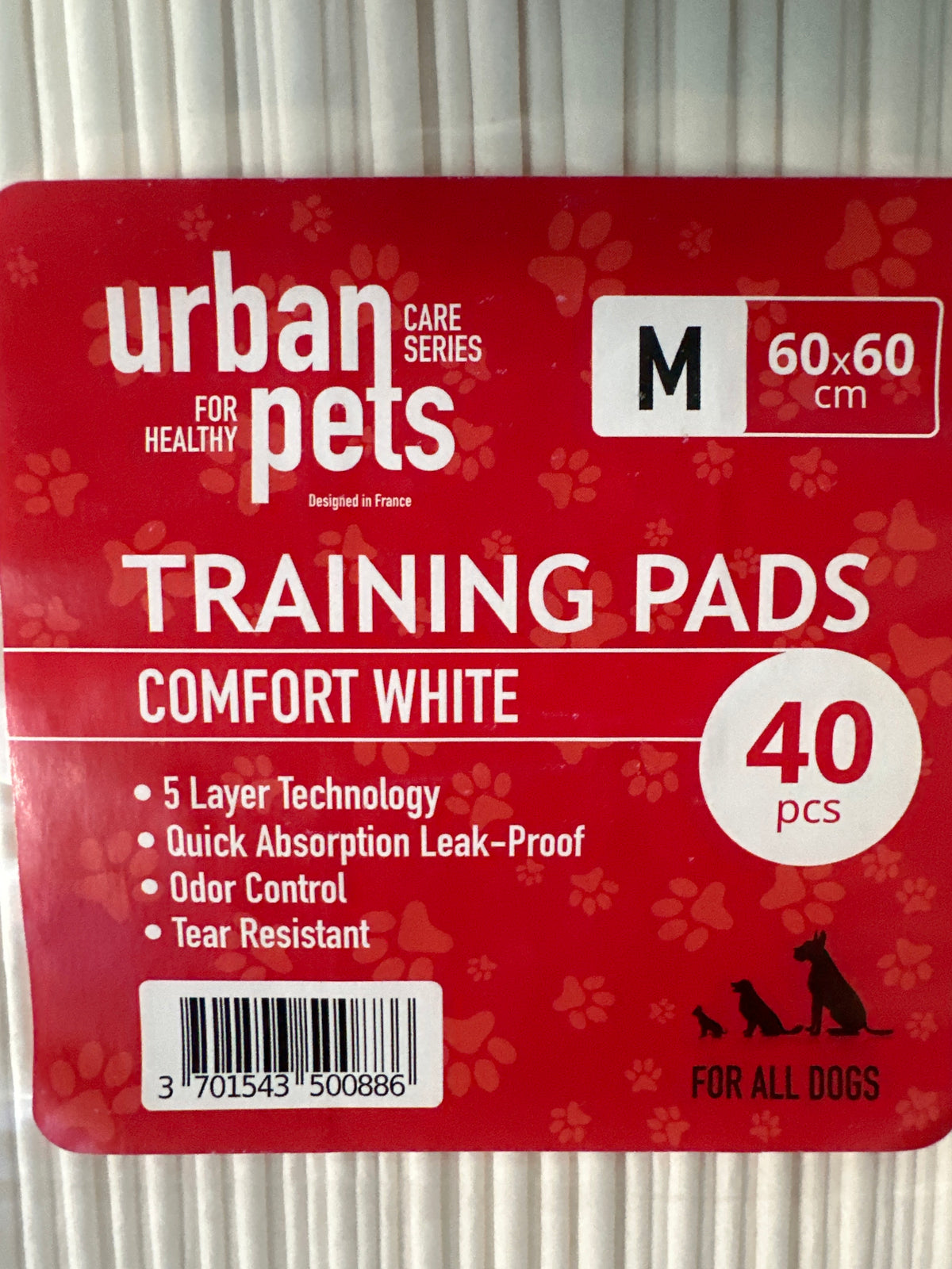 Urban Pets Premium Ultra Training Pads – 60 × 60 cm