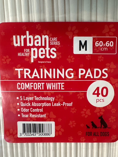 Urban Pets Premium Ultra Training Pads – 60 × 60 cm