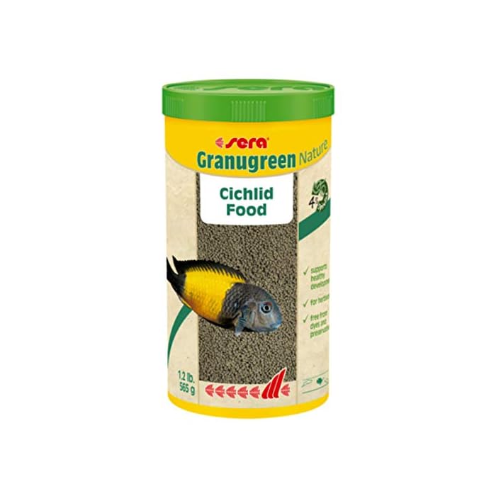 Sera Granugreen Cichlid Food.