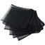 Filter Net Bag Aquarium Zipper Mesh Black 3 Sizes (Small Hole)