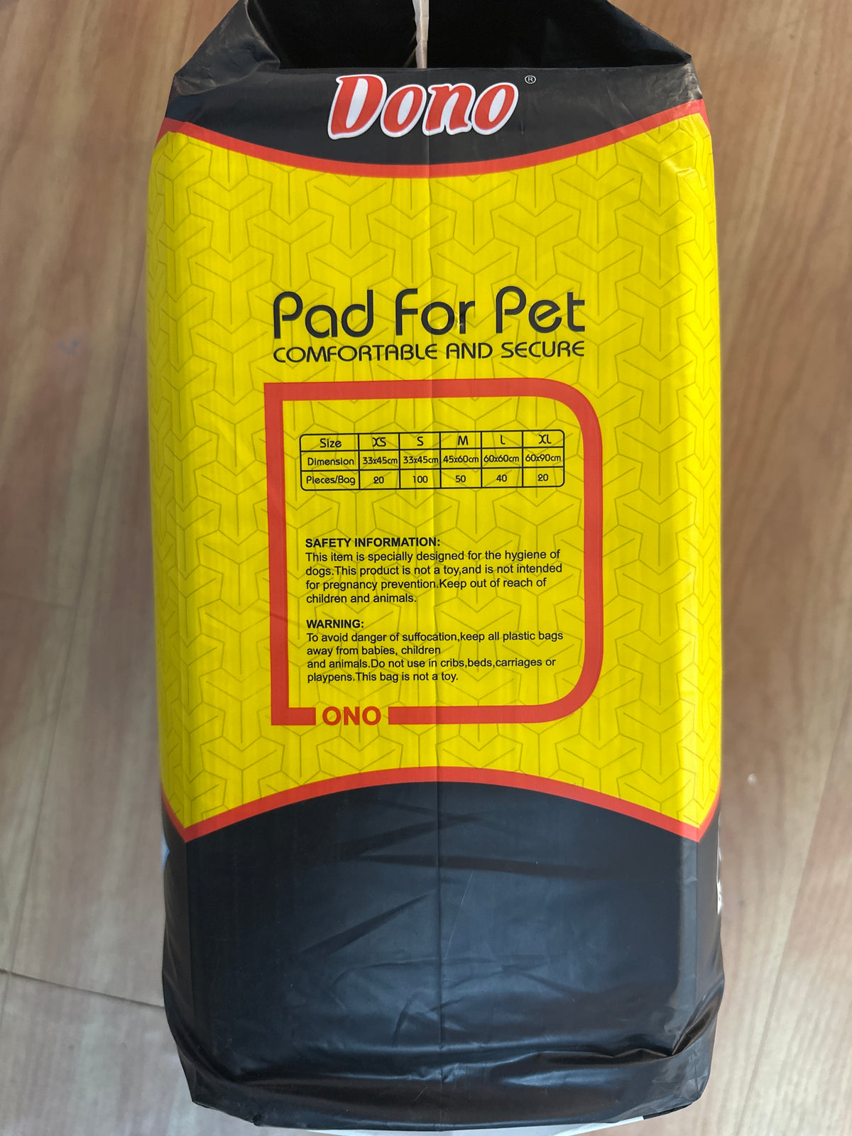 DONO Pad for Pet – 60 × 60 cm, 40 Pieces