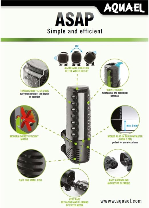 AQUAEL ASAP INTERNAL FILTER 500