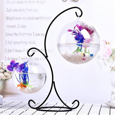 Glass Hanging Fish 2 Bowl