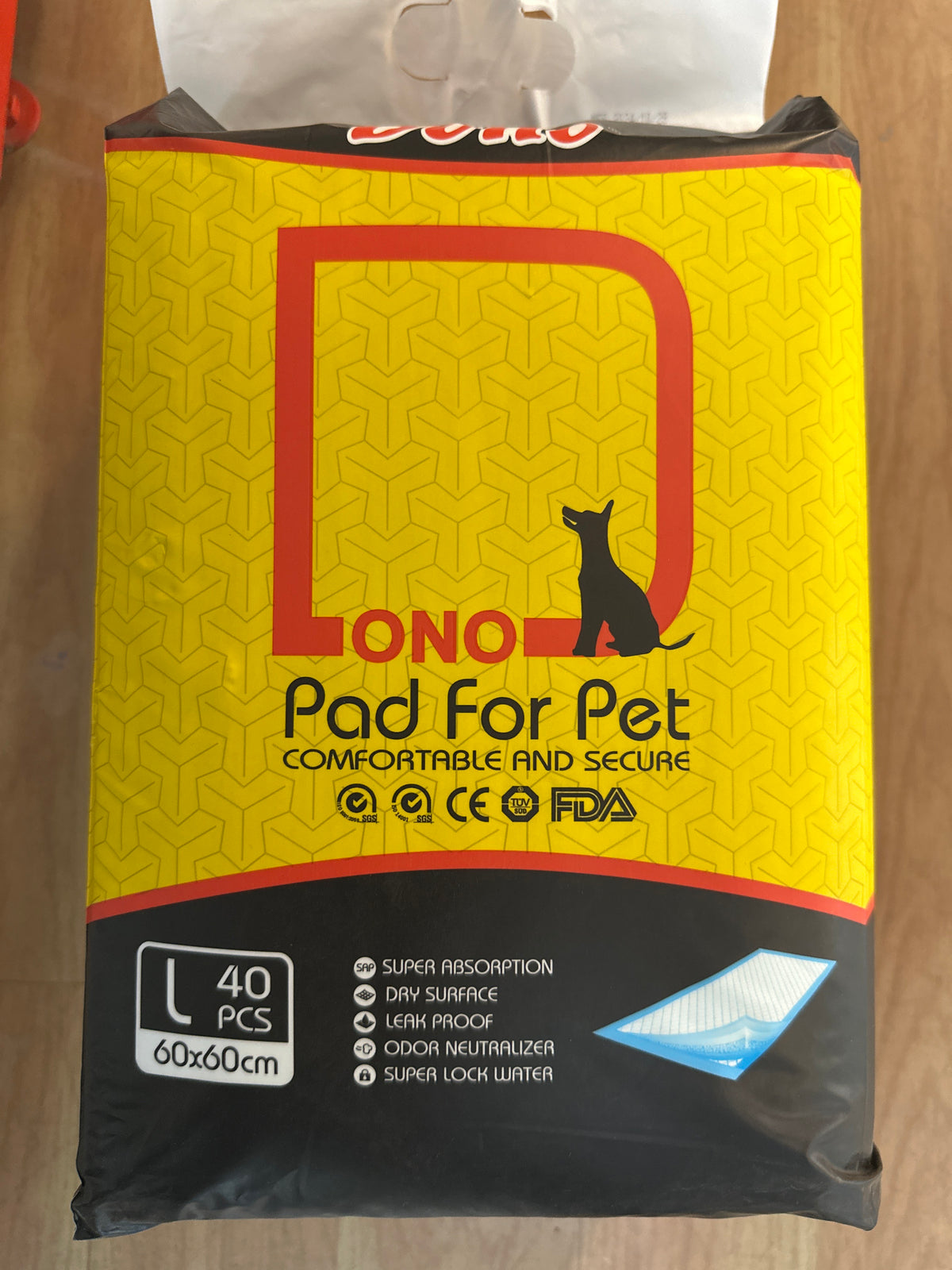 DONO Pad for Pet – 60 × 60 cm, 40 Pieces
