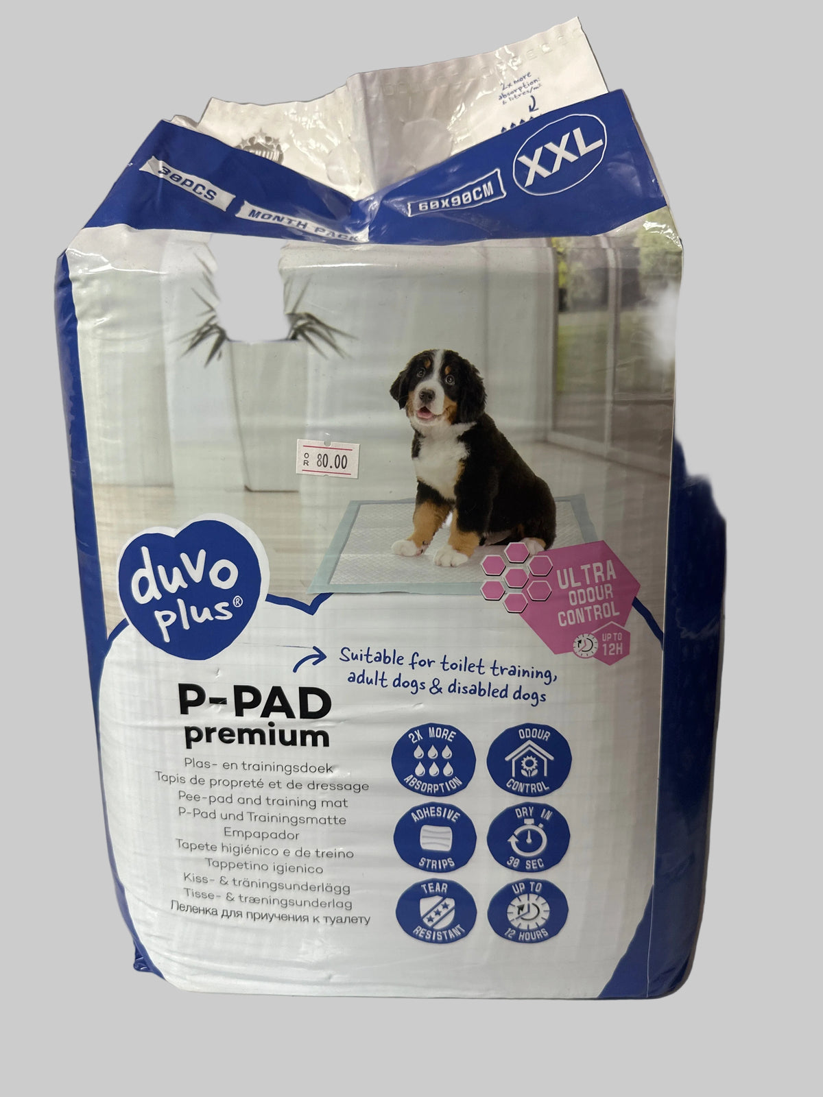 Duvo Plus P-Pad Premium XXL – 60 × 90 cm, 30 pcs
