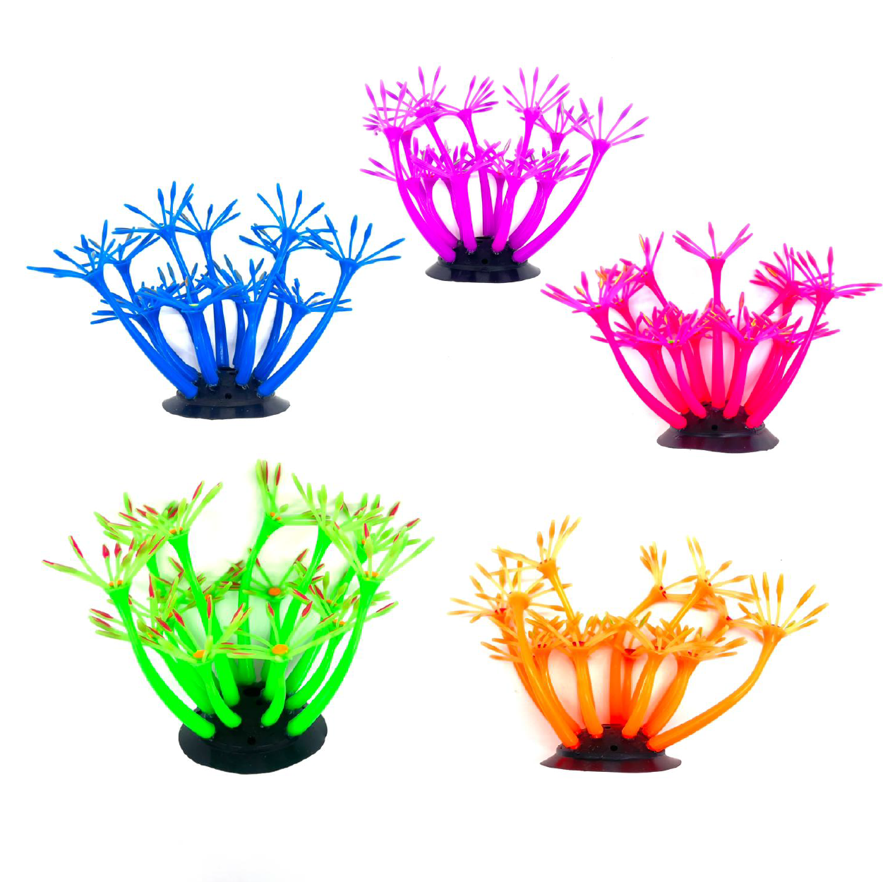 Smart Fish Tank Glowing Coral Decoration 20x9 CM