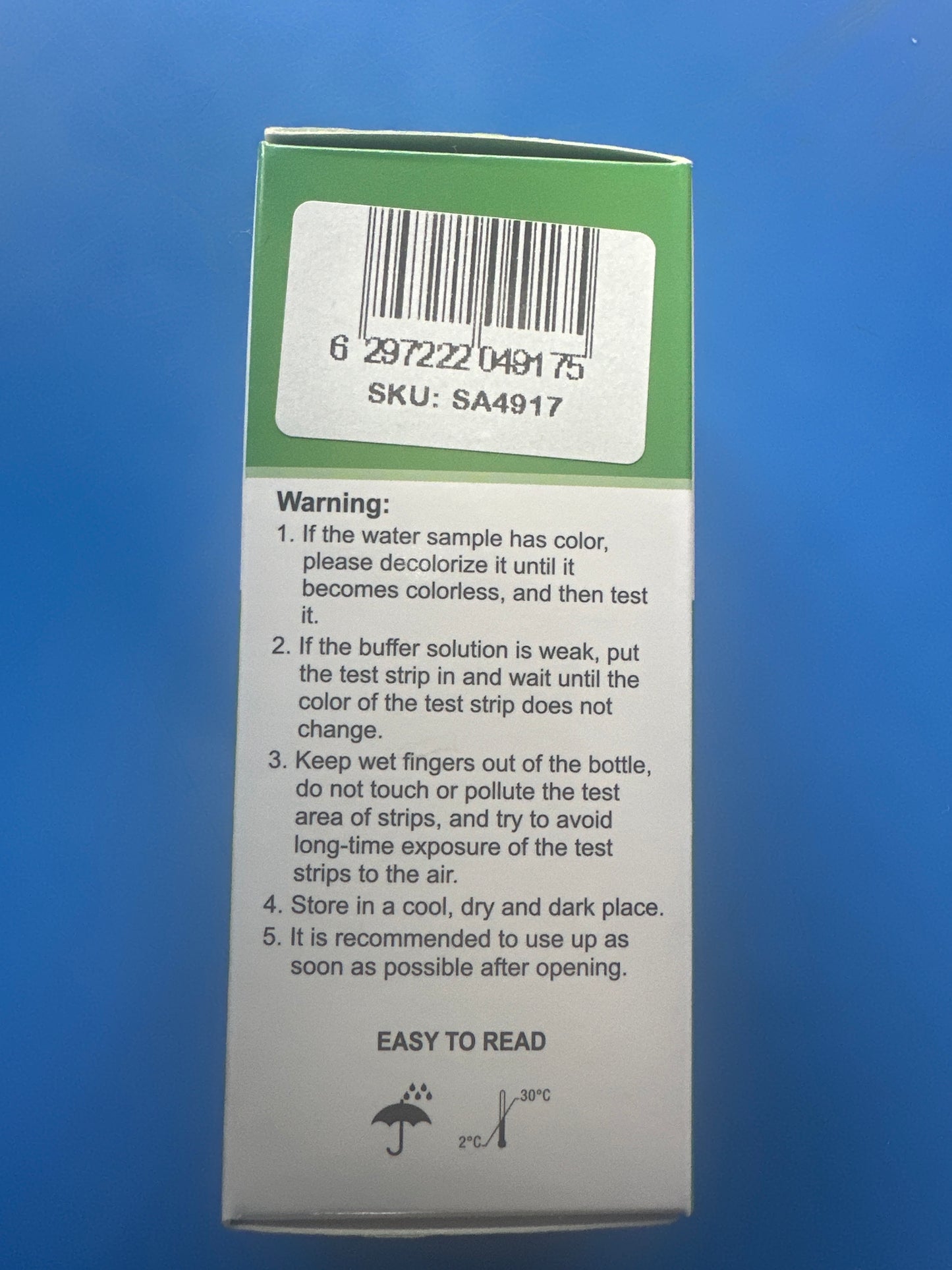 SAAS Ph test strips 100 test SA4917