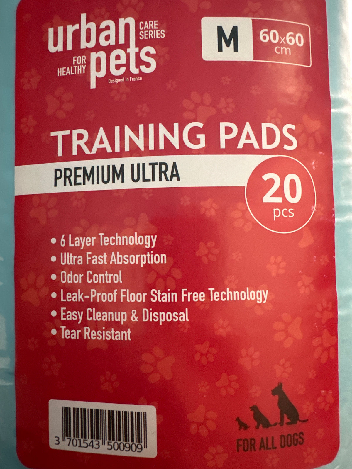 Urban Pets Premium Ultra Training Pads – 60 × 60 cm