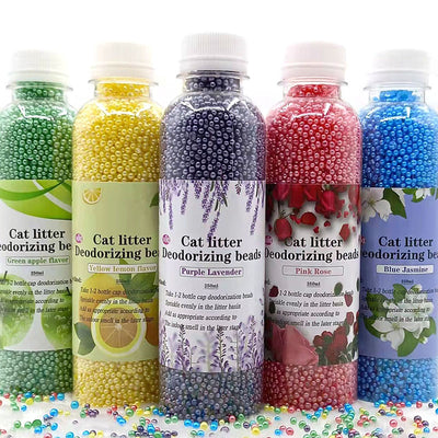 CAT LITTER DEODORIZING BEADS 250 ML