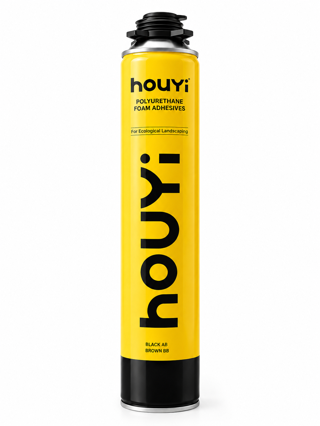 HOUYI Black & Brown Landscaping Foam Spray – 900g