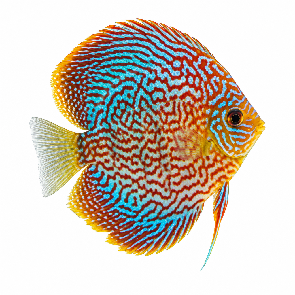 Snake Skin Discus Fish