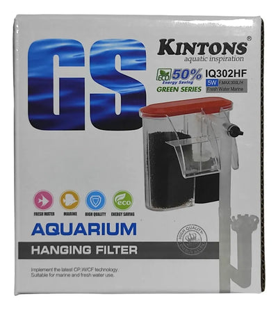 Kintons IQ-HF Series Slim Aquarium | Fish Tank Hanging Filters