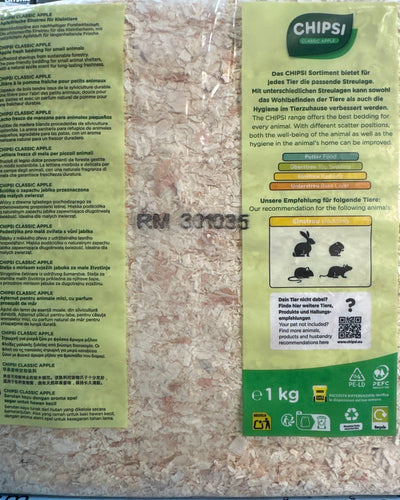 Chipsi Classic Apple Small Animal Bedding – 1 kg