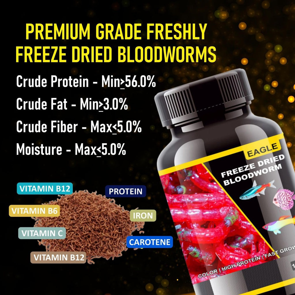Horizone Eagle Freeze Dried Blood Worms - 100ML