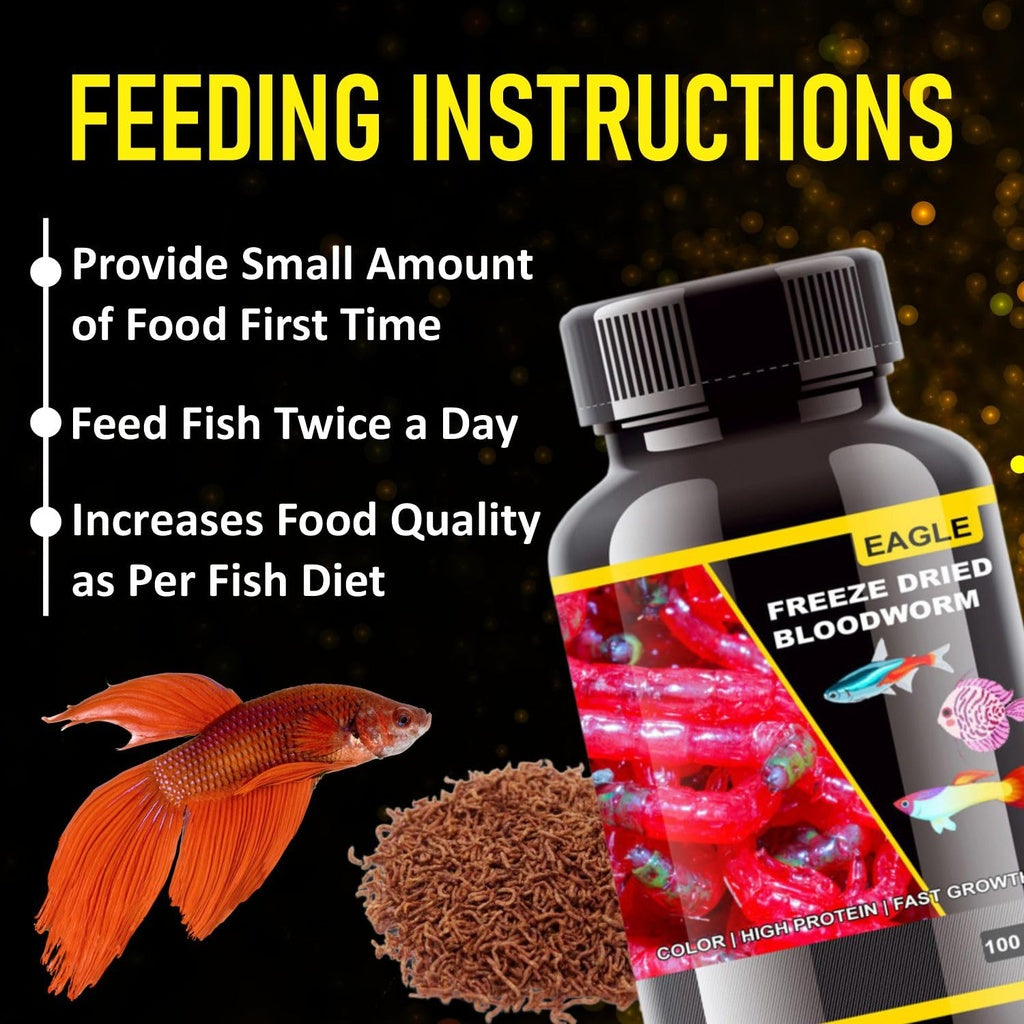 Horizone Eagle Freeze Dried Blood Worms - 100ML