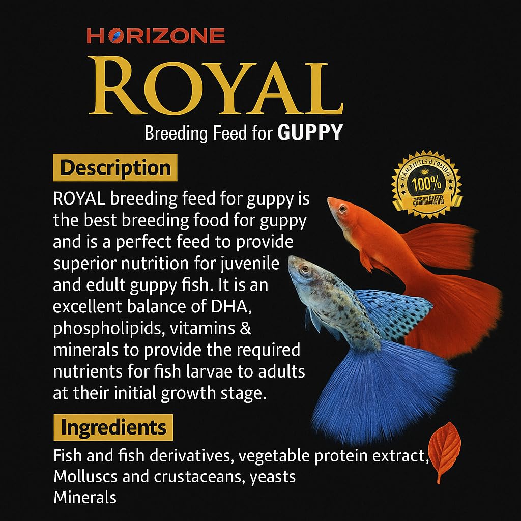 HORIZONE ROYAL BREEDING FEED FOR GUPPY 22G