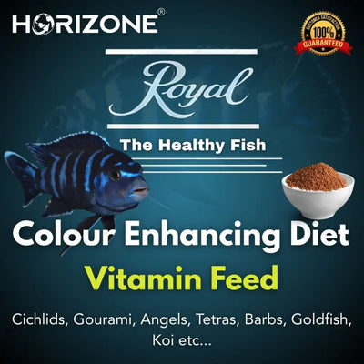 HORIZONE ROYAL COLOUR ENHANCER VITAMIN FEED 50GM