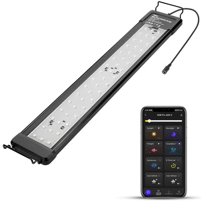 Hygger Bluetooth LED Aquarium Light with App Control for Freshwater & Planted Tank HG-028