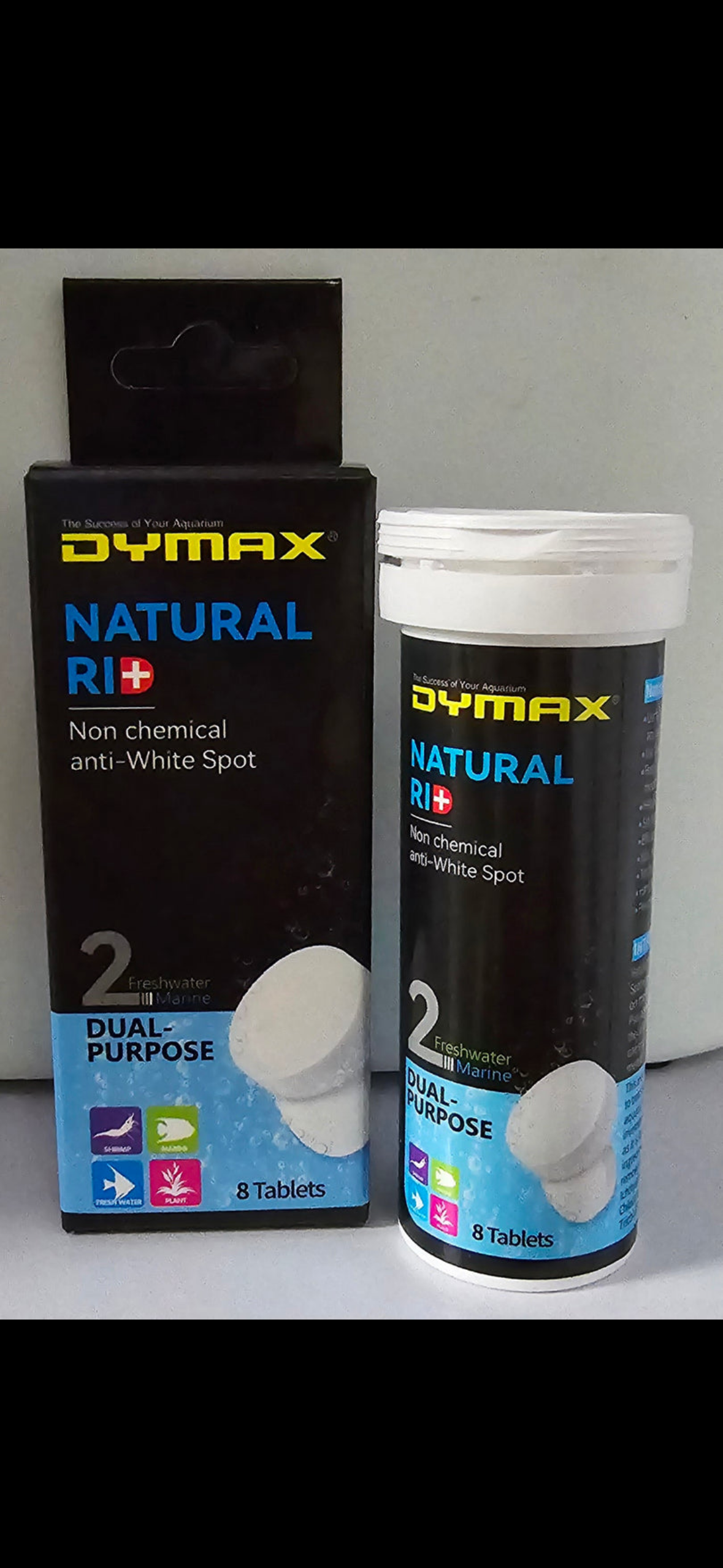 Dymax Natural Rid Anti-white spot 8 tablets