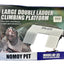NOMOYPET Large Double Ladder Climbing Platform – NF-35L