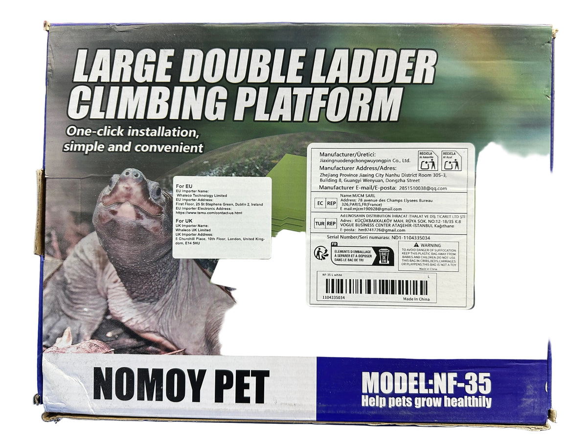 NOMOYPET Large Double Ladder Climbing Platform – NF-35L