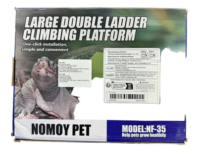 NOMOYPET Large Double Ladder Climbing Platform – NF-35L