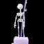 Aquarium toy Dancing skeleton decoration
