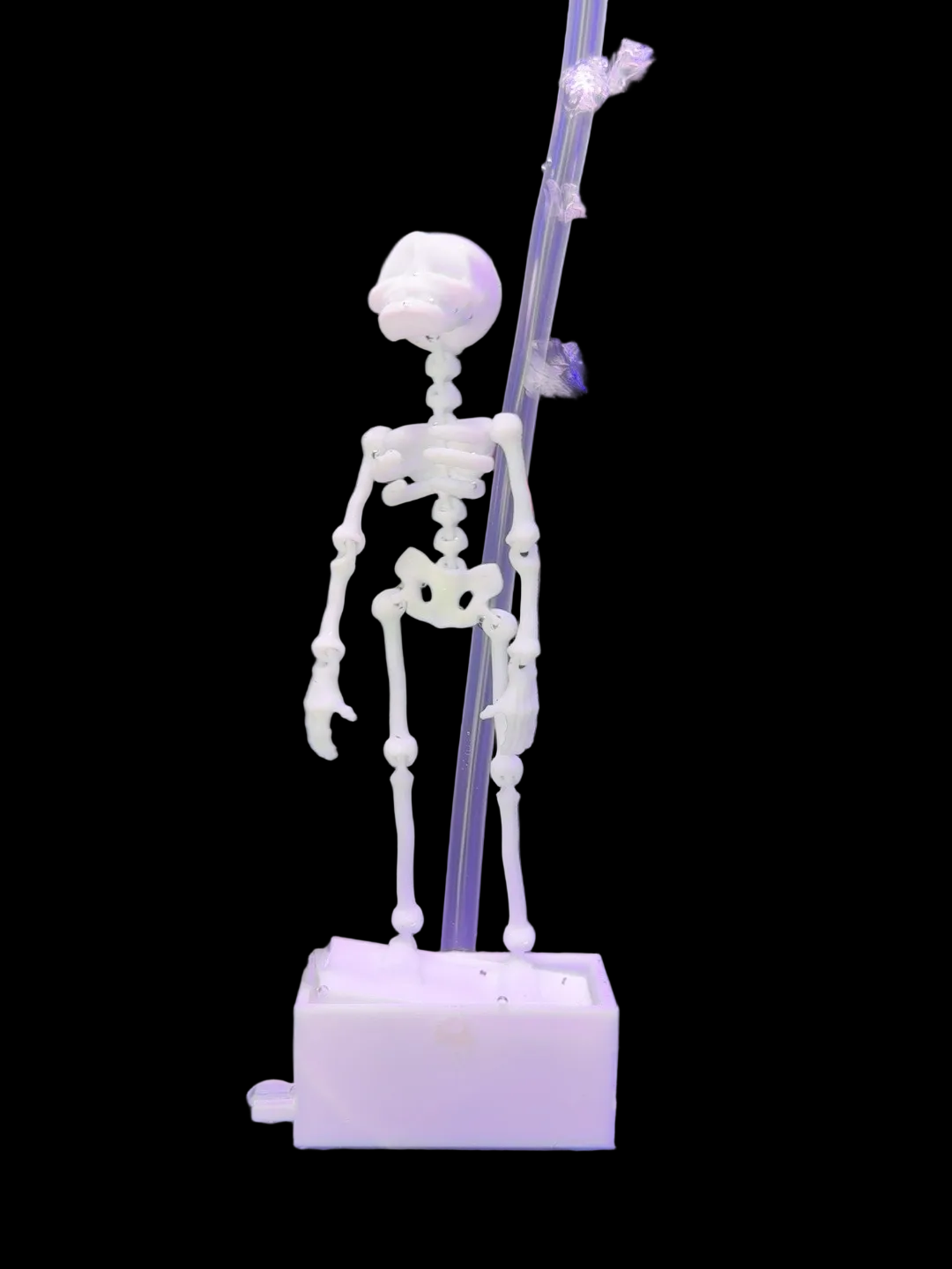 Aquarium toy Dancing skeleton decoration