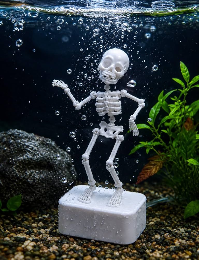 Aquarium Dancing Skeleton