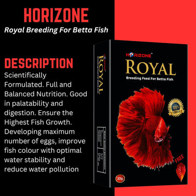 HORIZONE ROYAL BREEDING FEED FOR BETTA FISH-22G