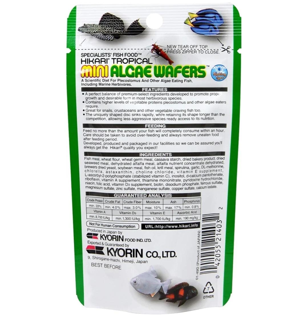 HIKARI MINI ALGAE WAFERS 22G