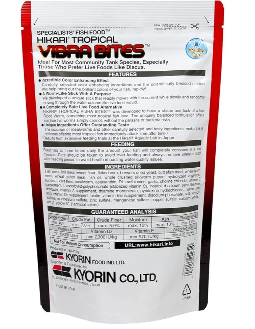 HIKARI TROPICAL VIBRA BITES 1KG