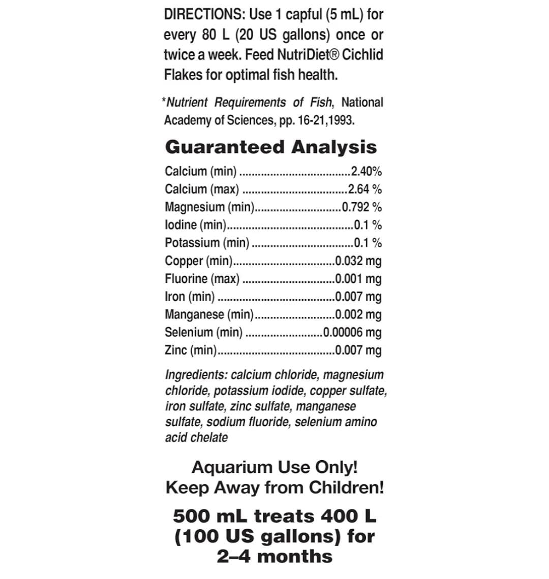SEACHEM CICHLIDS TRACE 500ML