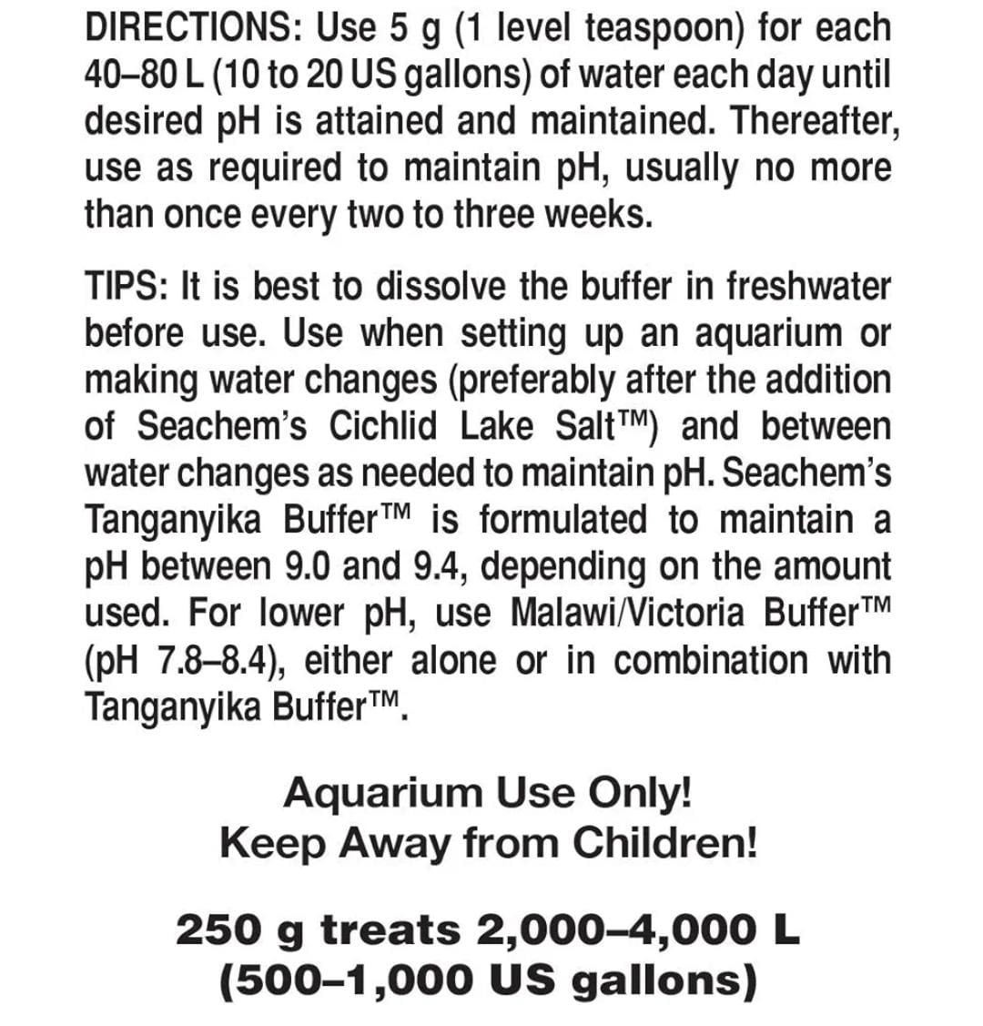 Seachem Tanganyika Buffer 250G