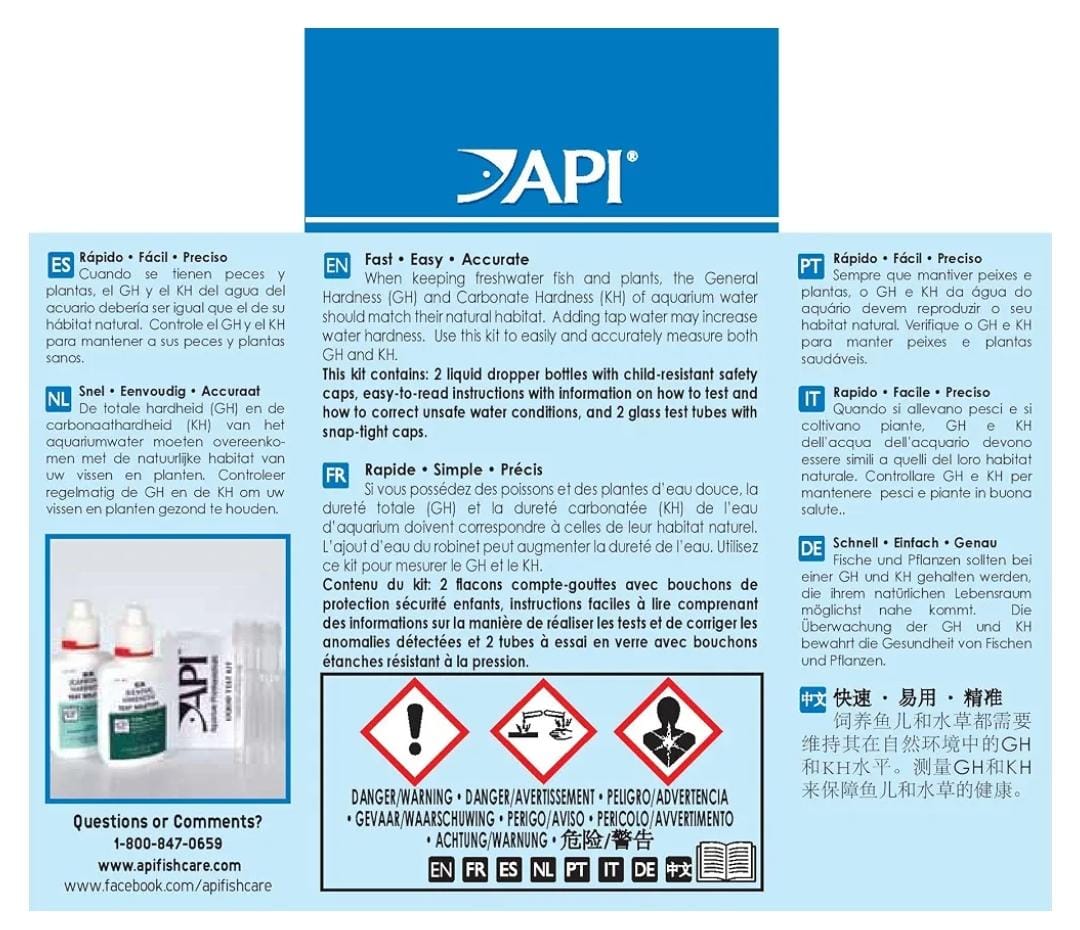 API GH & KH TEST KIT