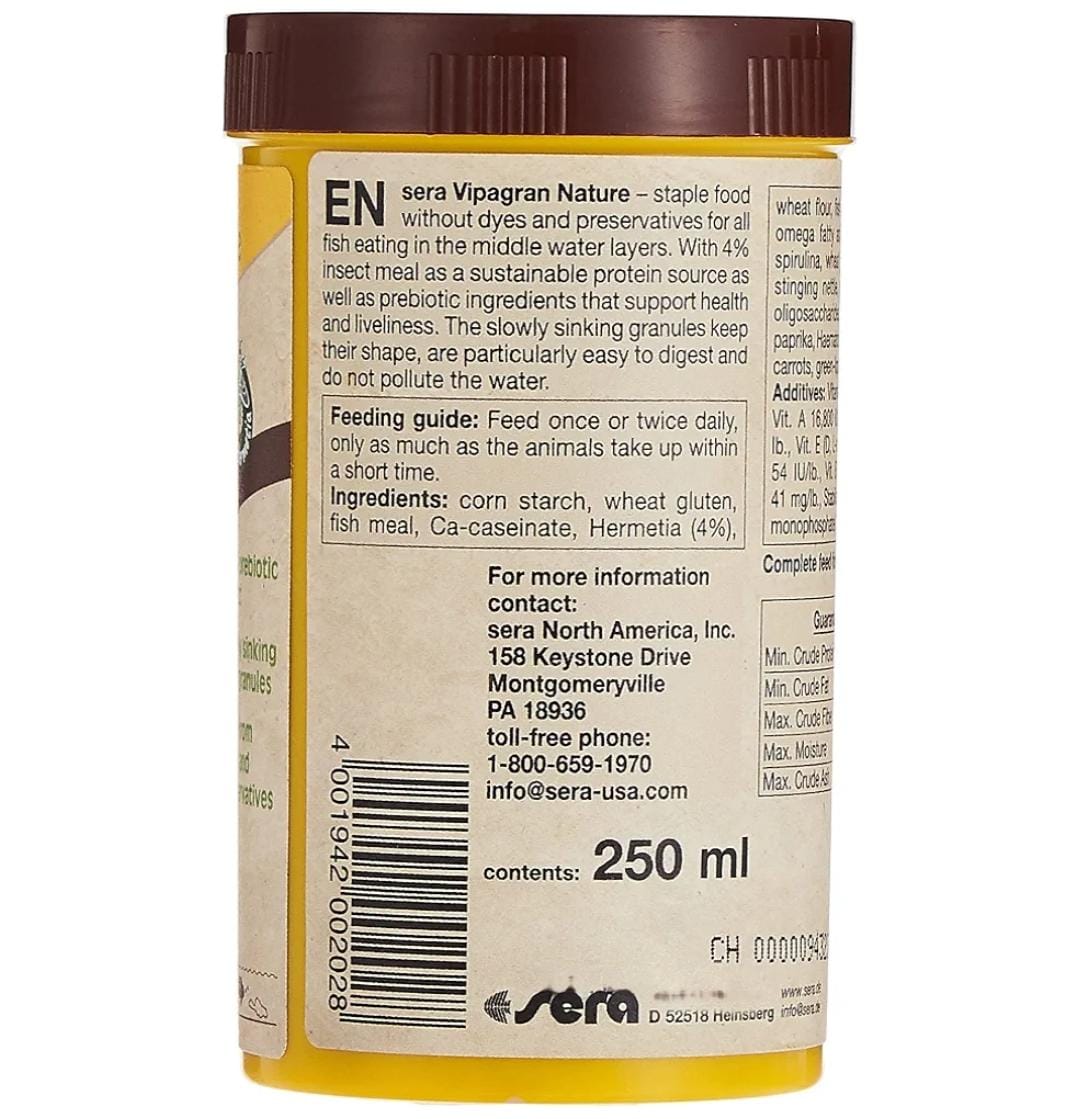 Sera Vipagran Staple Food, 250ml.