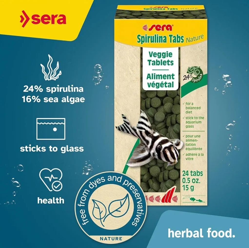 Sera Spirulina Tablets, 15g.