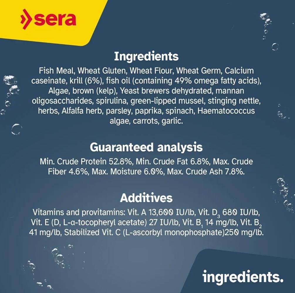 Sera Marine Granules Staple Fish Food, 250ml