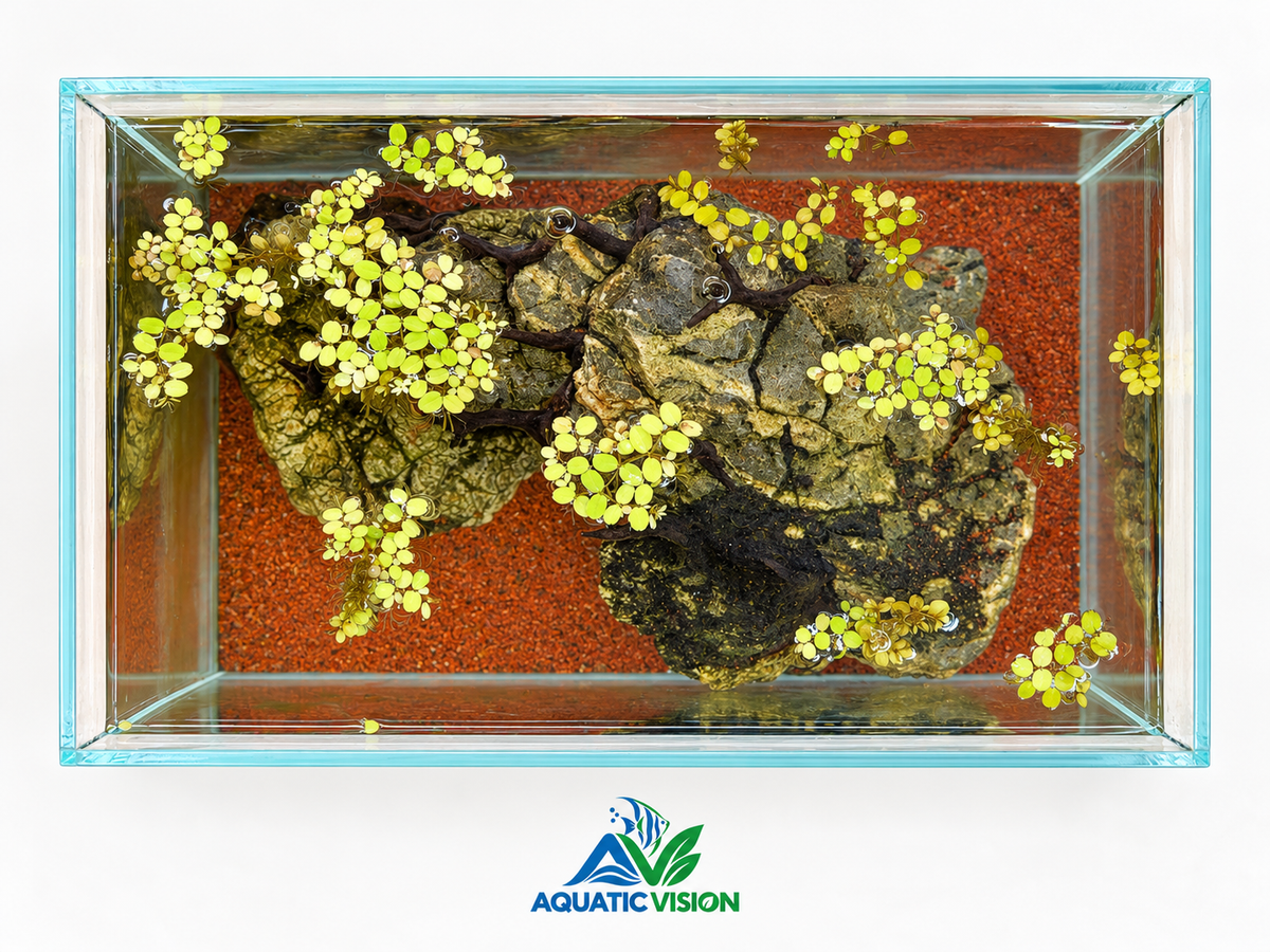 Emerald Cliff – Natural Nano Aquascape (26 × 17 × 20 cm)