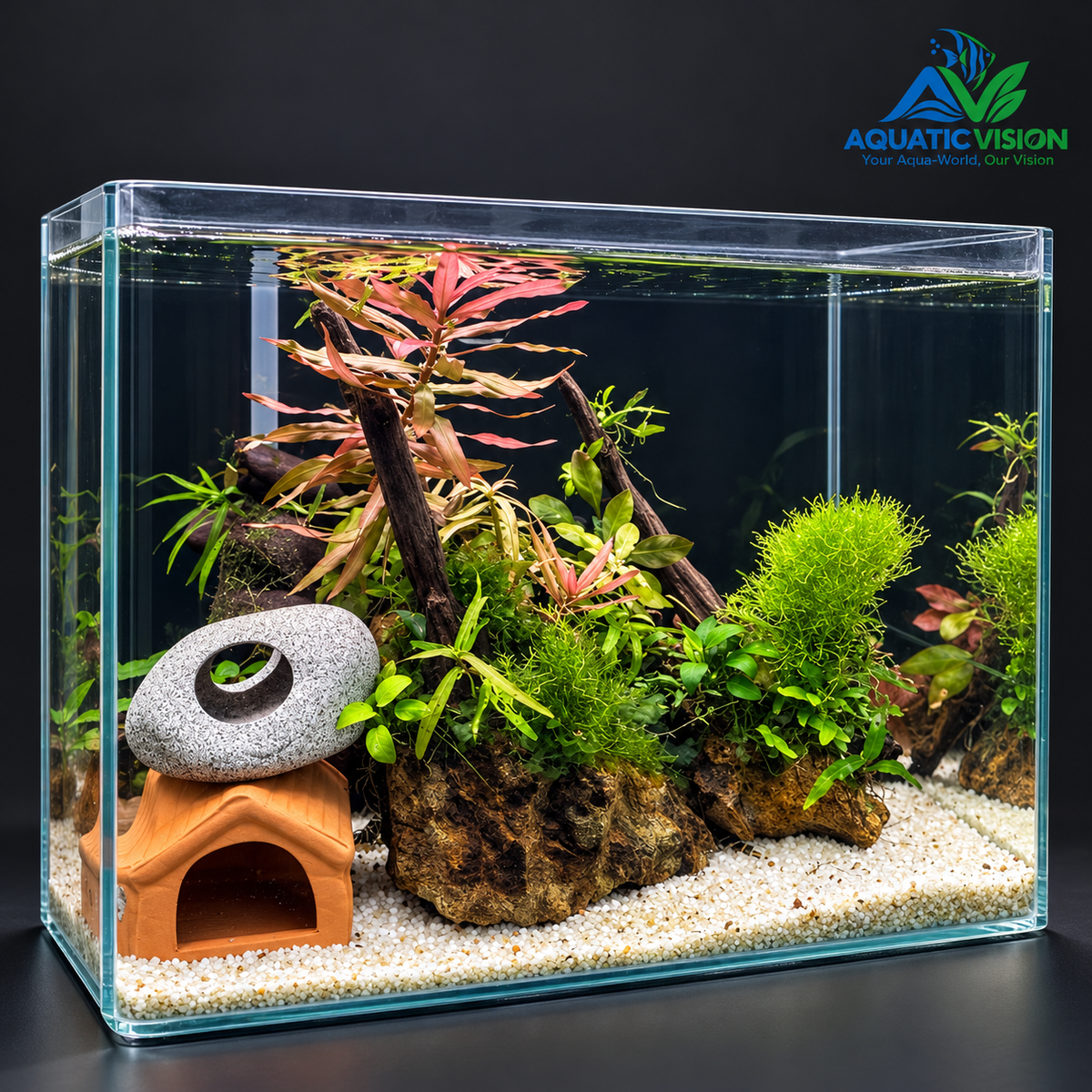Ruby Moss Hideaway – Premium Planted Aquascape Aquarium