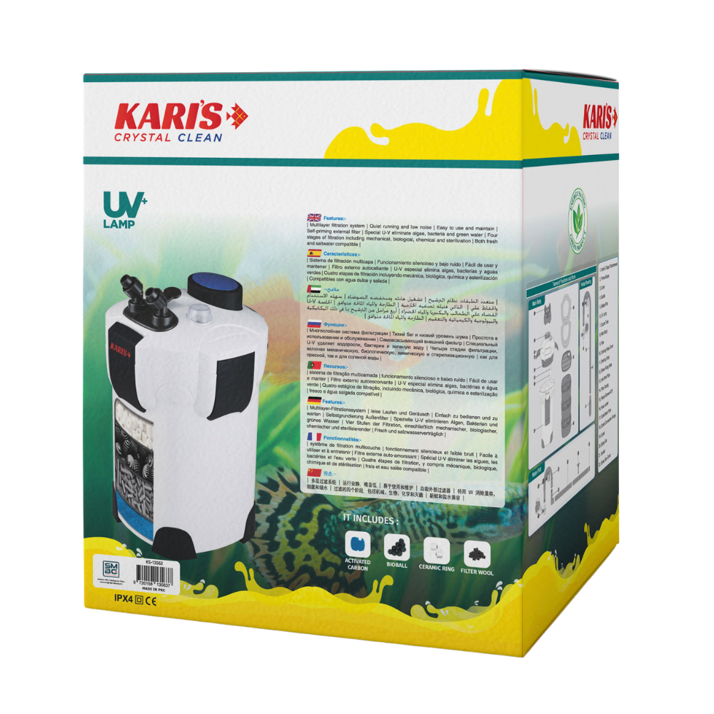KARIS EXTERNAL CANISTER FILTER