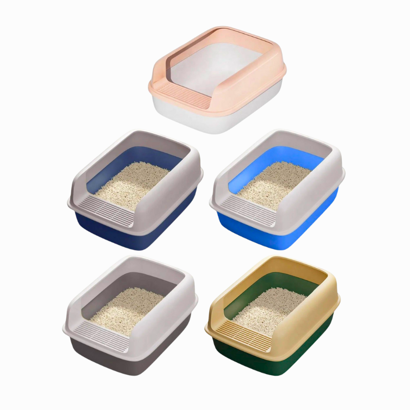 Semi Closed Cat Litter Box Small (41*31*17)