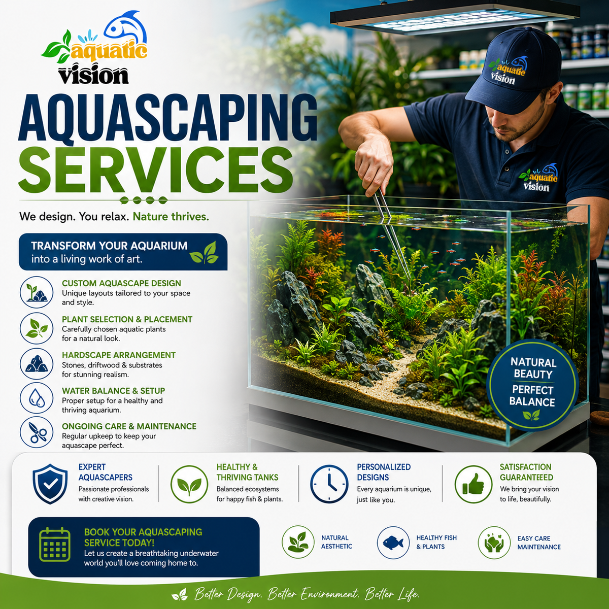 Aquascaping Services