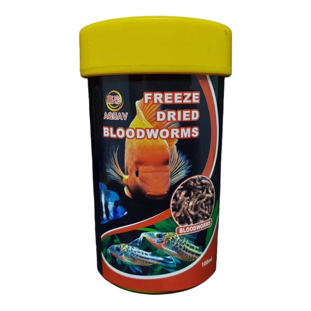 Aquav Freeze-Dried Blood Worms 500ml