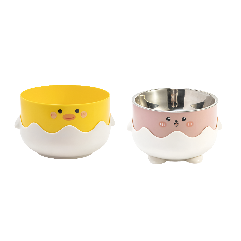 Pet Single With Steel Bowls