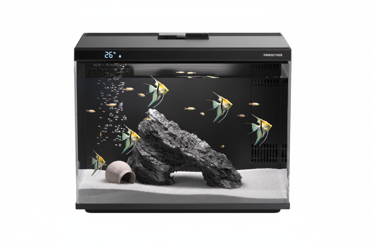 Pawgether Smart Aquarium With Feeder [Wifi Version] 30L
