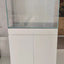 CRYSTAL GLASS TANK + CABINET 60x40x40