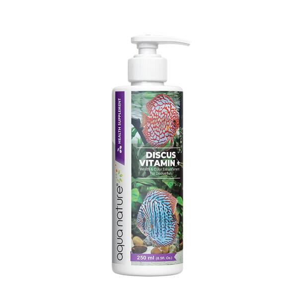 AquaNature Discus Vitamin+ Health & Colour Enhancement Supplement for Discus Fish